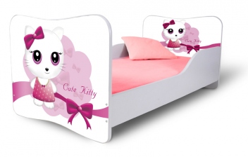 Dětská postel Cutte Kitty růžová