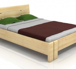 Dřevěná postel s vysokým čelem Ulrik