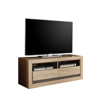 TV Komoda Ramón 2 s otevřenými přihrádkami na elektroniku