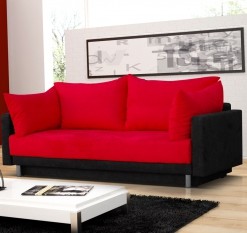 Designová pohovka Odila s velkými polštáři