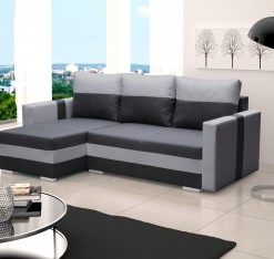 Elegantní dvoubarevná sedací souprava Fantina