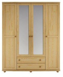 Elegantní šatní skříň Lain se zrcadly