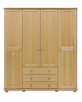 Elegantní kombinovaná šatní skříň Malfid