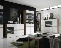 Moderní obývací sestava Sicilia 4 světlá s LED osvětlením