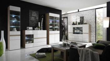 Moderní obývací sestava Sicilia 4 světlá s LED osvětlením