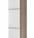 Úzká jednodveřová šatní skříň Sicilia 3 světlá
