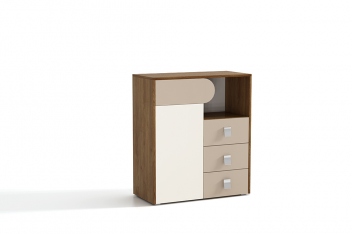 Trendy tříbarevná kombinovaná komoda Lori 2