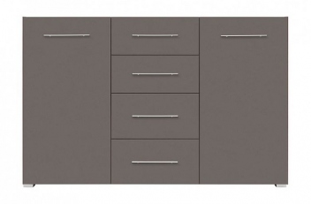 Komoda Grey 1 - ořech columbia / šedý wolfram