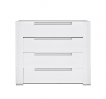 Šuplíková komoda Blanc 2 - bílá