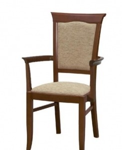 Jídelní židle s područkami Lord 3 - kaštan