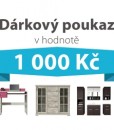 Dárkový poukaz za 1 000 Kč na nábytek podle vlastního výběru