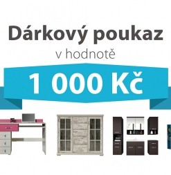 Dárkový poukaz za 1 000 Kč na nábytek podle vlastního výběru