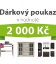 Dárkový poukaz za 2 000 Kč na nábytek podle vlastního výběru