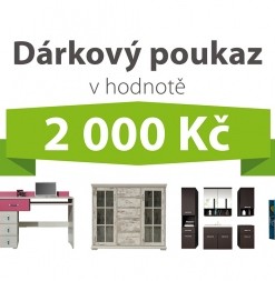 Dárkový poukaz za 2 000 Kč na nábytek podle vlastního výběru