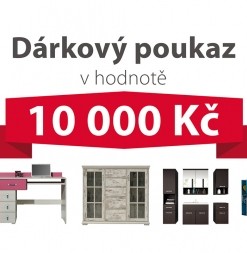 Dárkový poukaz za 10 000 Kč na nábytek podle vlastního výběru