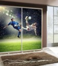 Šatní skříň s fotbalovou grafikou Penelopa 38